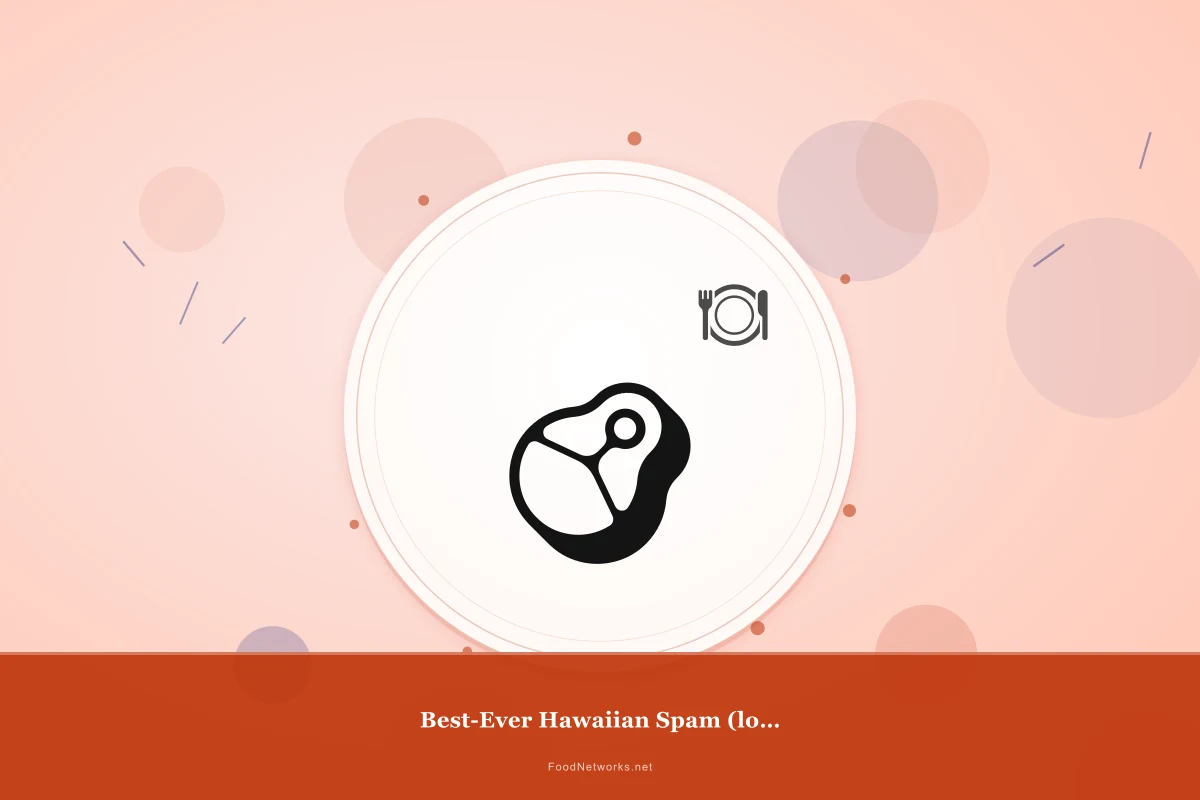 Why This Best-Ever Hawaiian Spam (local tradition) for Meal Prep Recipe Works