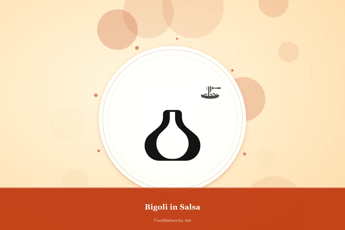 Why This Bigoli in Salsa Recipe Works