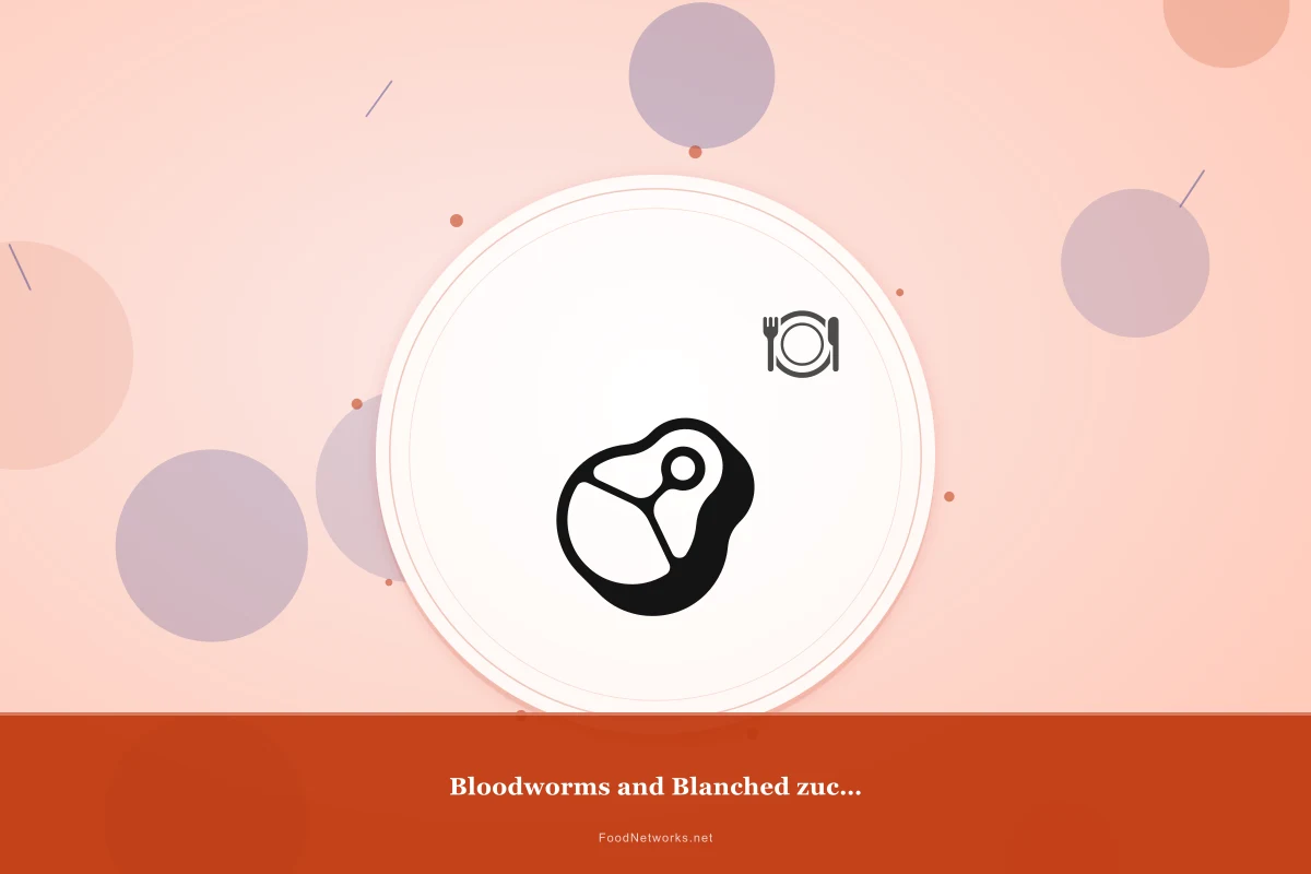 Why This Bloodworms and Blanched zucchini Fish Breeding food Recipe Works
