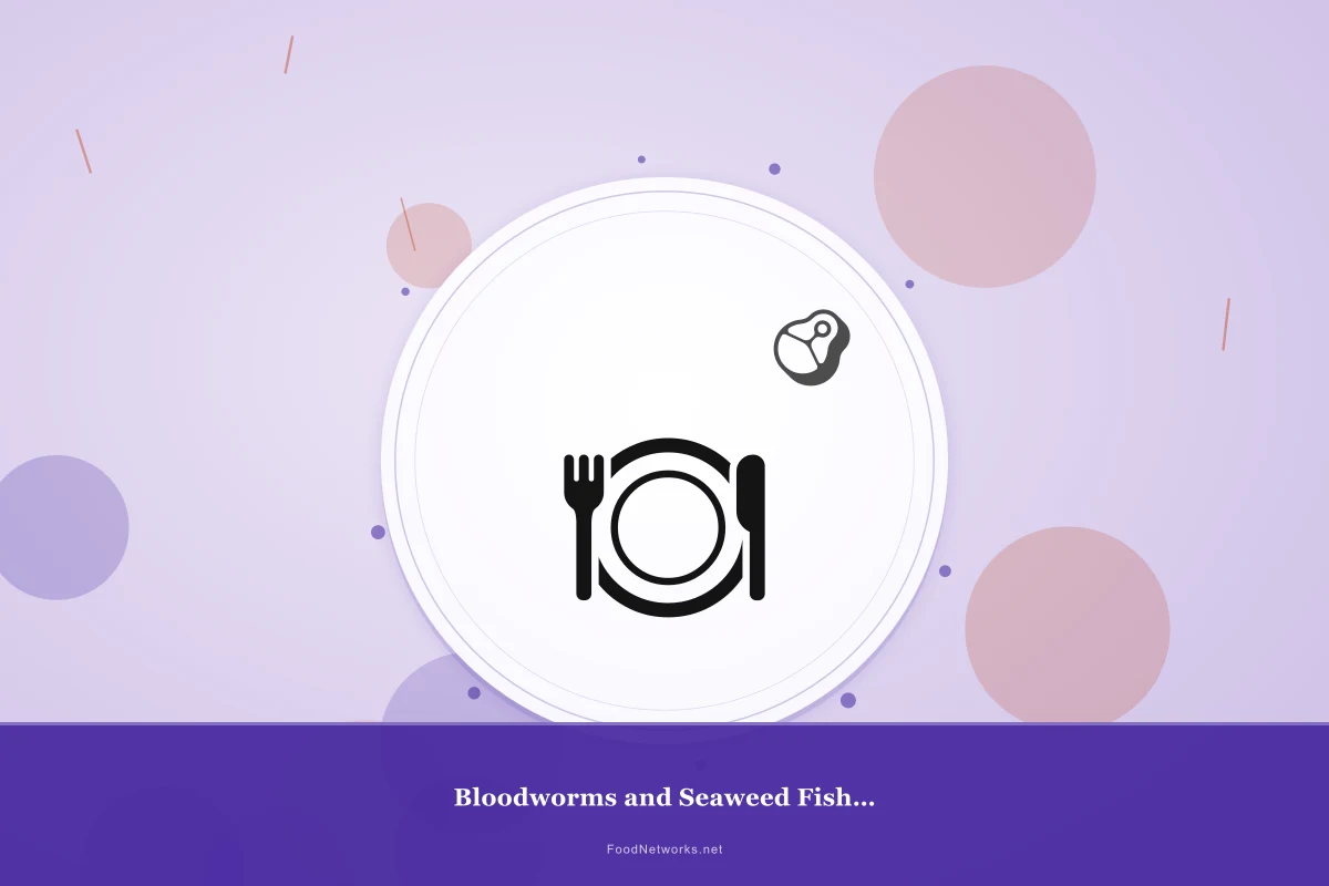 Why This Bloodworms and Seaweed Fish Breeding food Recipe Works