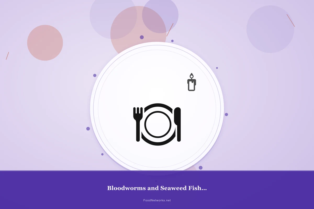 Why This Bloodworms and Seaweed Fish Herbivore mix Recipe Works
