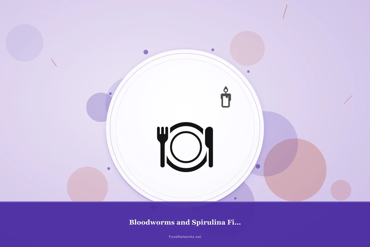 Why This Bloodworms and Spirulina Fish Carnivore mix Recipe Works
