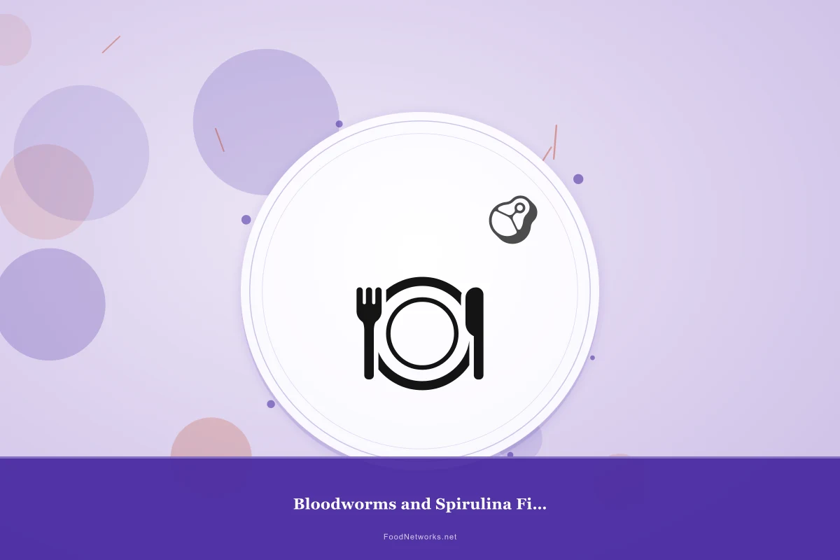 Why This Bloodworms and Spirulina Fish Color-enhancing food Recipe Works