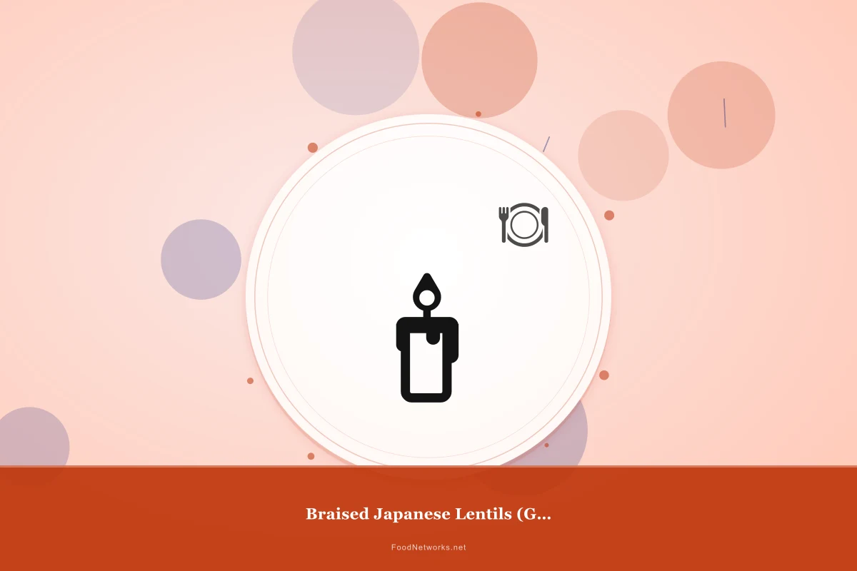 Why This Braised Japanese Lentils (Gluten-Free) Recipe Works