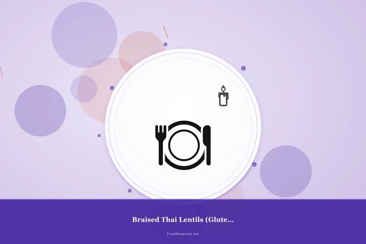 Why This Braised Thai Lentils (Gluten-Free) Recipe Works
