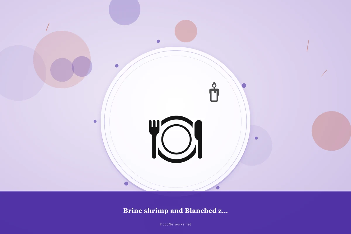 Why This Brine shrimp and Blanched zucchini Fish Color-enhancing food Recipe Works