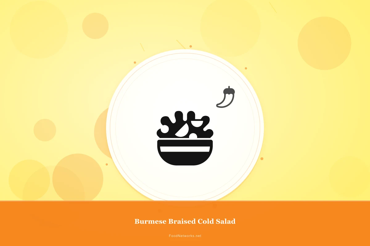Why This Burmese Braised Cold Salad Recipe Works