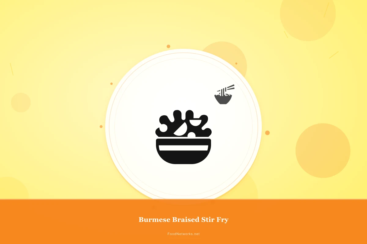 Why This Burmese Braised Stir Fry Recipe Works