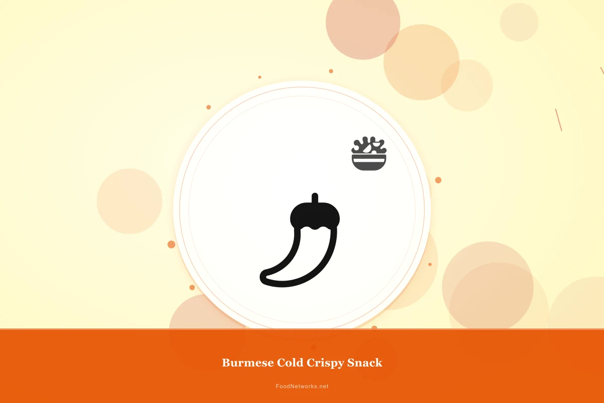 Why This Burmese Cold Crispy Snack Recipe Works
