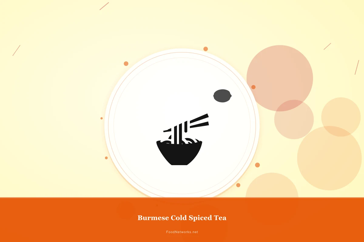 Why This Burmese Cold Spiced Tea Recipe Works