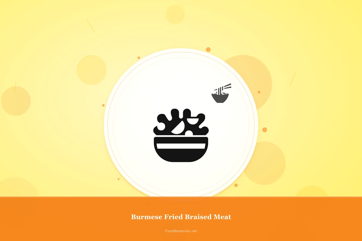 Why This Burmese Fried Braised Meat Recipe Works