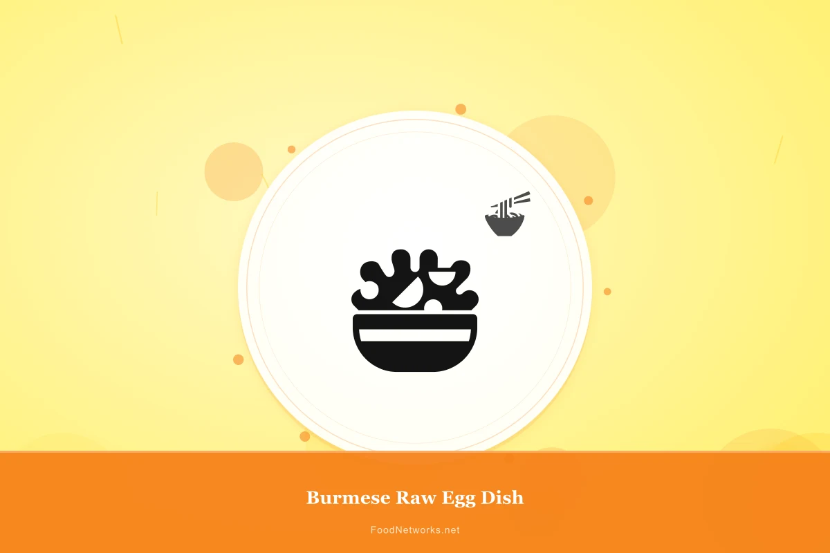 Why This Burmese Raw Egg Dish Recipe Works