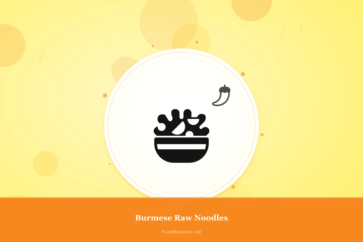 Why This Burmese Raw Noodles Recipe Works
