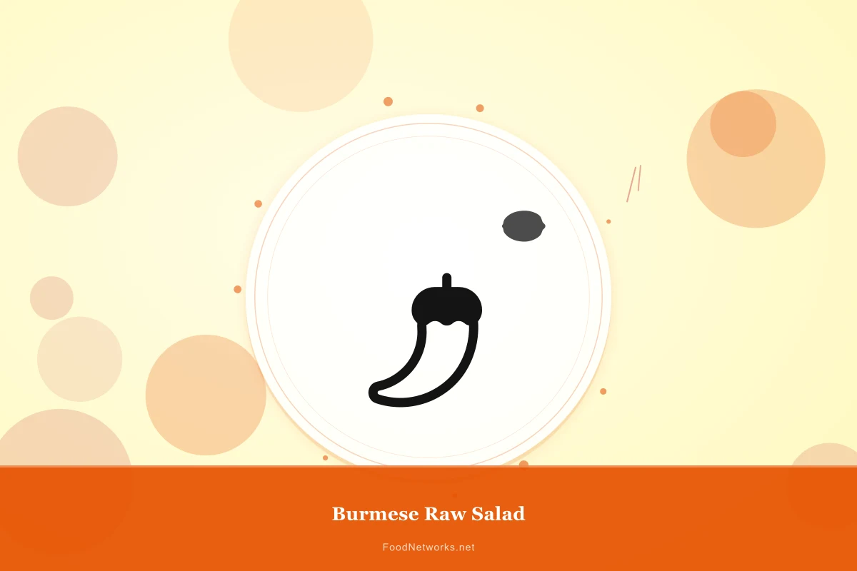 Why This Burmese Raw Salad Recipe Works