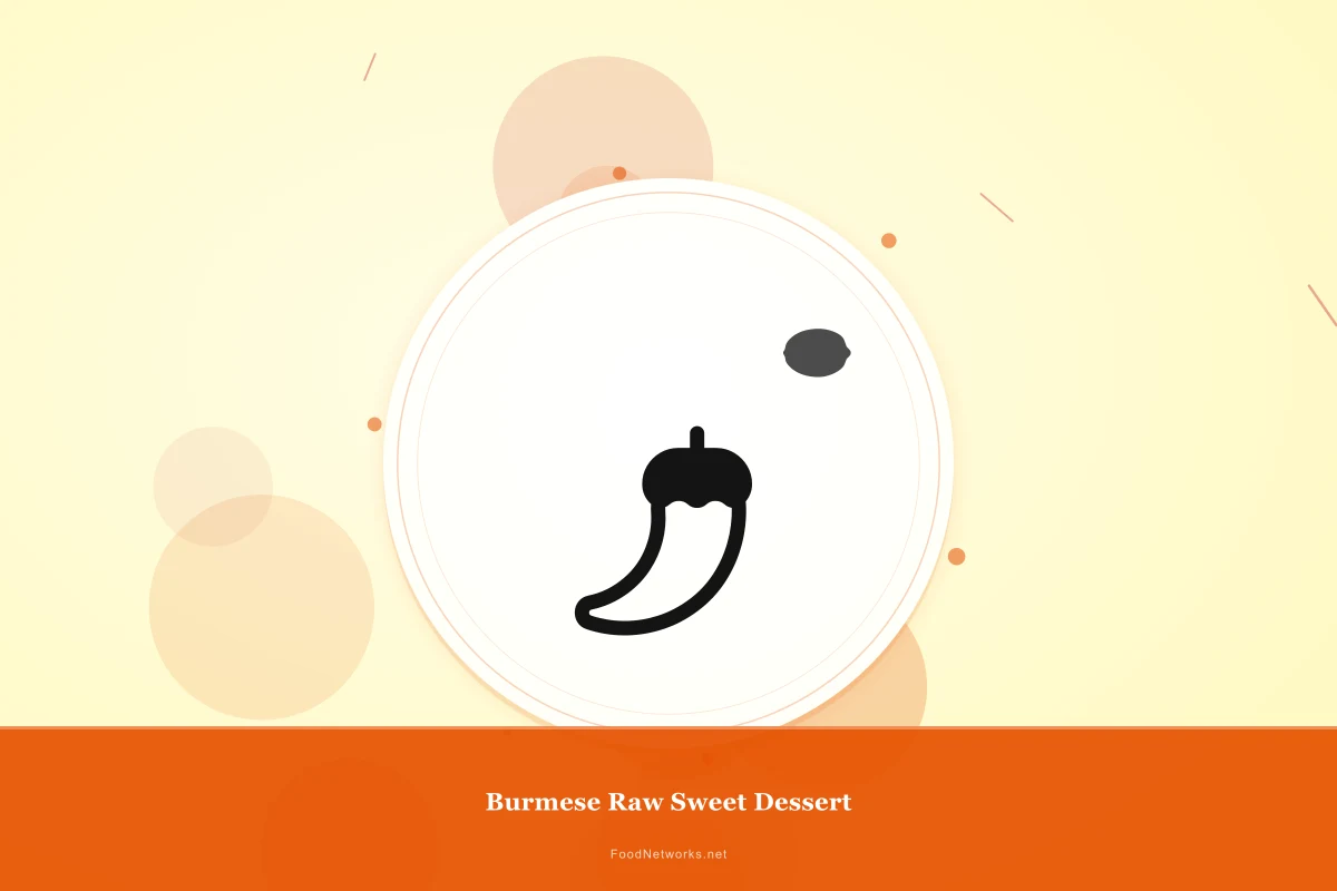 Why This Burmese Raw Sweet Dessert Recipe Works