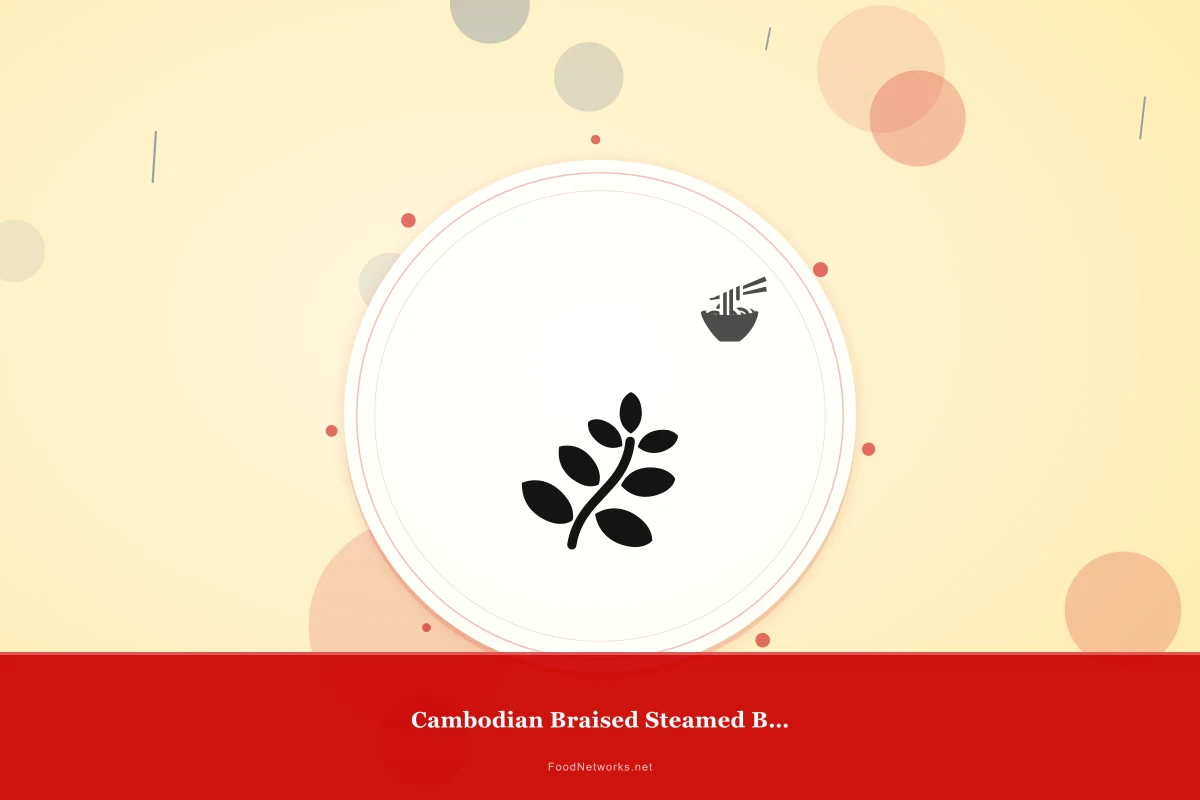 Why This Cambodian Braised Steamed Bun Recipe Works