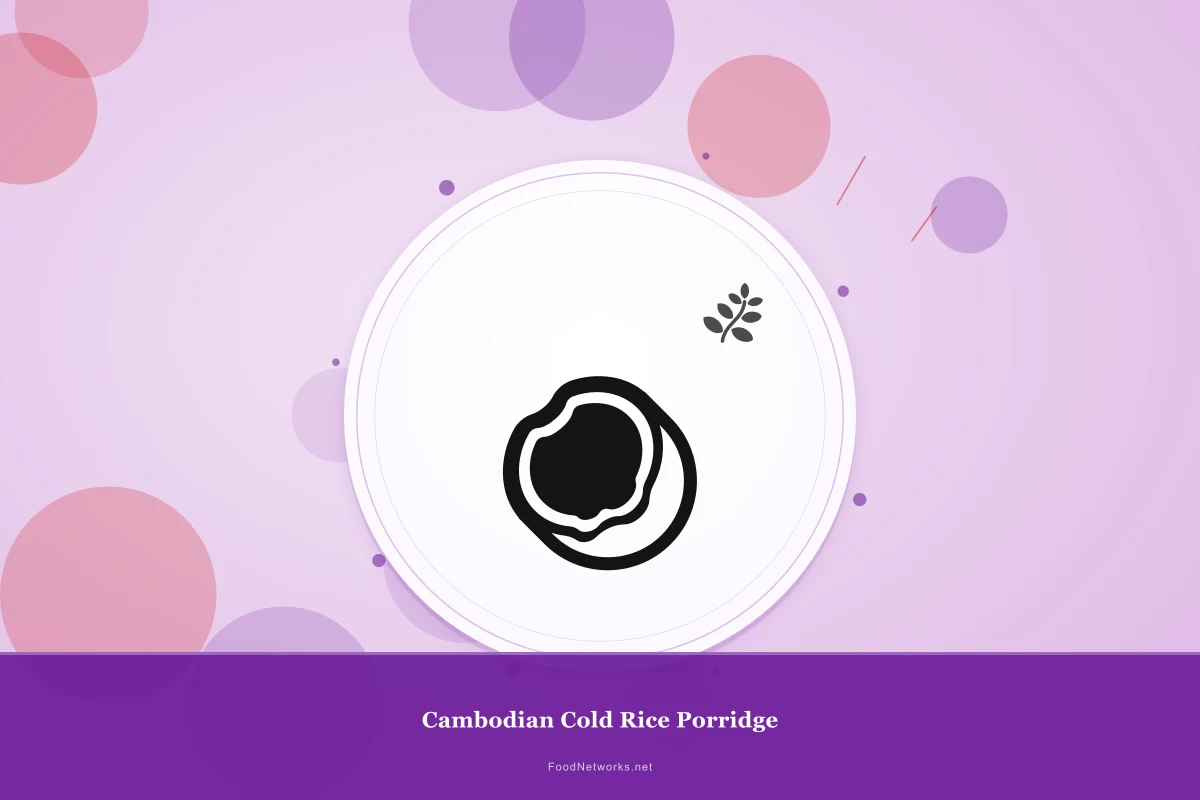 Why This Cambodian Cold Rice Porridge Recipe Works