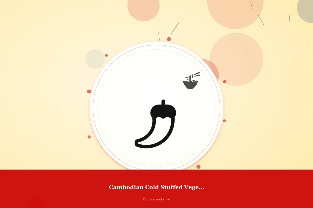 Why This Cambodian Cold Stuffed Vegetable Recipe Works