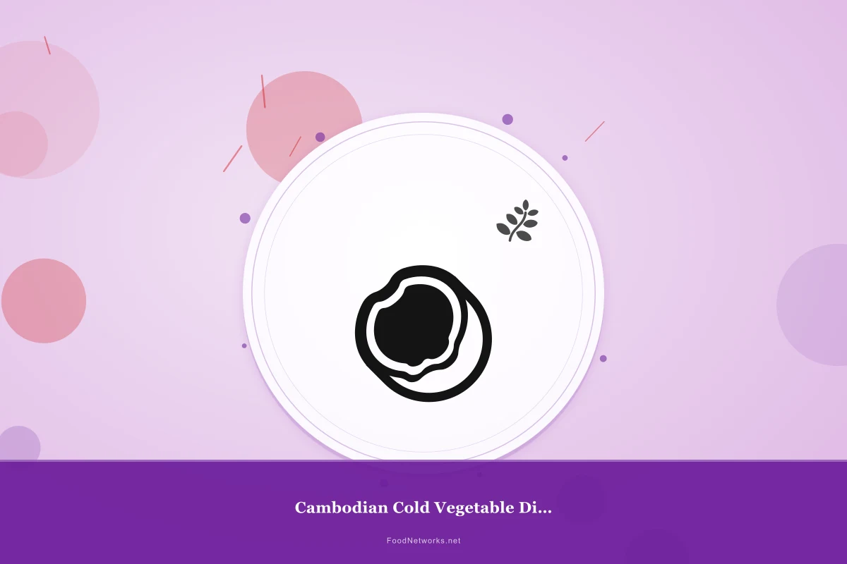 Why This Cambodian Cold Vegetable Dish Recipe Works