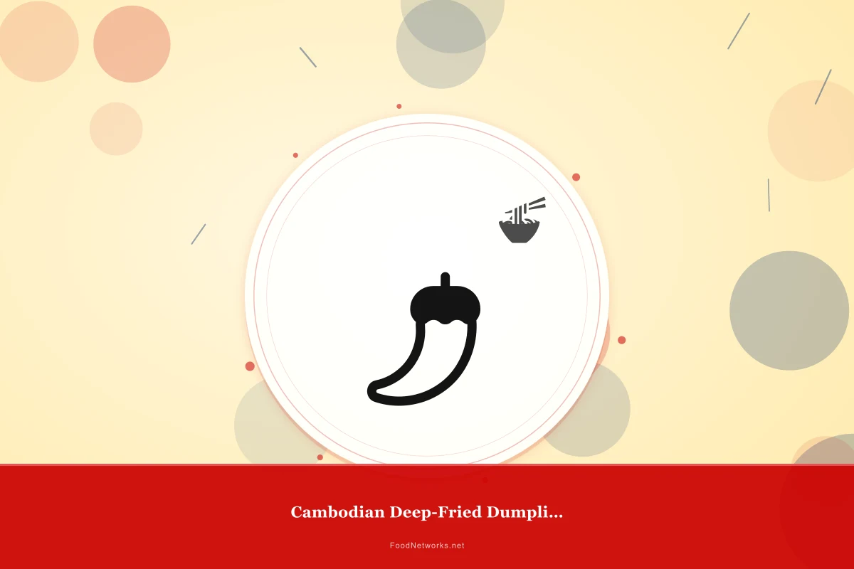 Why This Cambodian Deep-Fried Dumpling Recipe Works