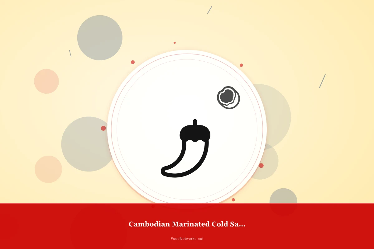 Why This Cambodian Marinated Cold Salad Recipe Works