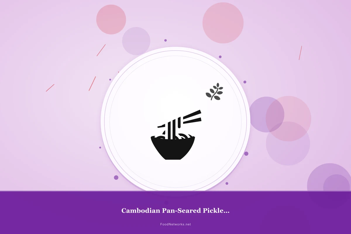 Why This Cambodian Pan-Seared Pickled Condiment Recipe Works