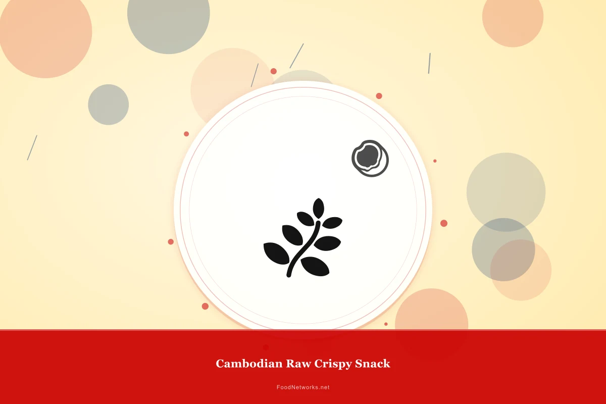 Why This Cambodian Raw Crispy Snack Recipe Works