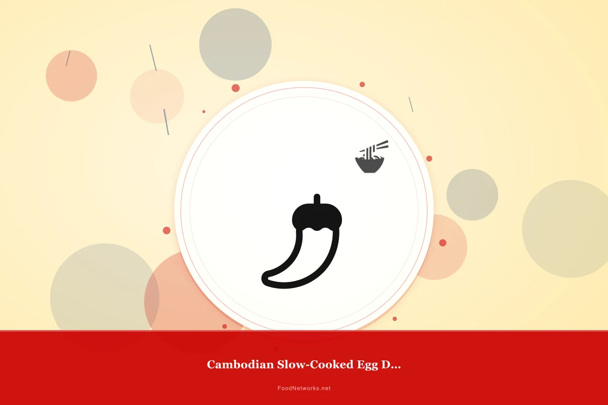 Why This Cambodian Slow-Cooked Egg Dish Recipe Works
