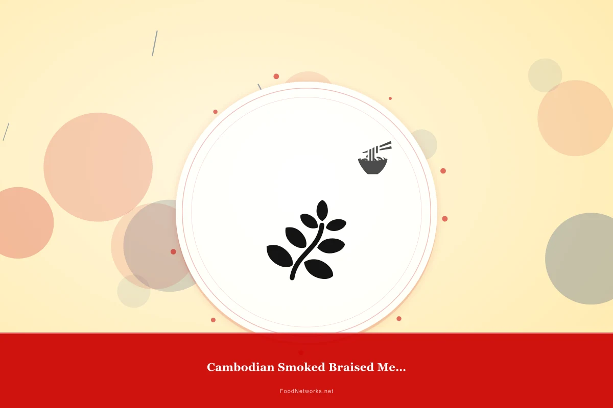 Why This Cambodian Smoked Braised Meat Recipe Works