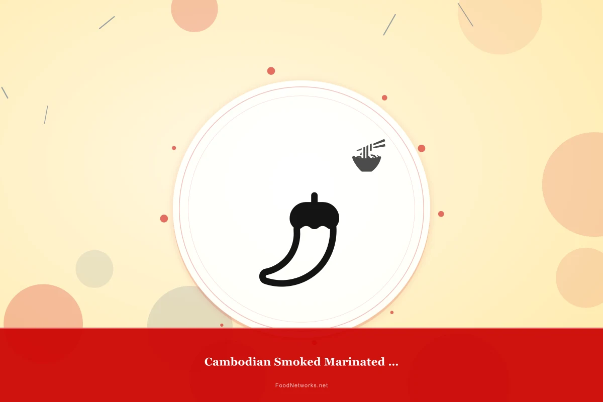 Why This Cambodian Smoked Marinated Pork Recipe Works
