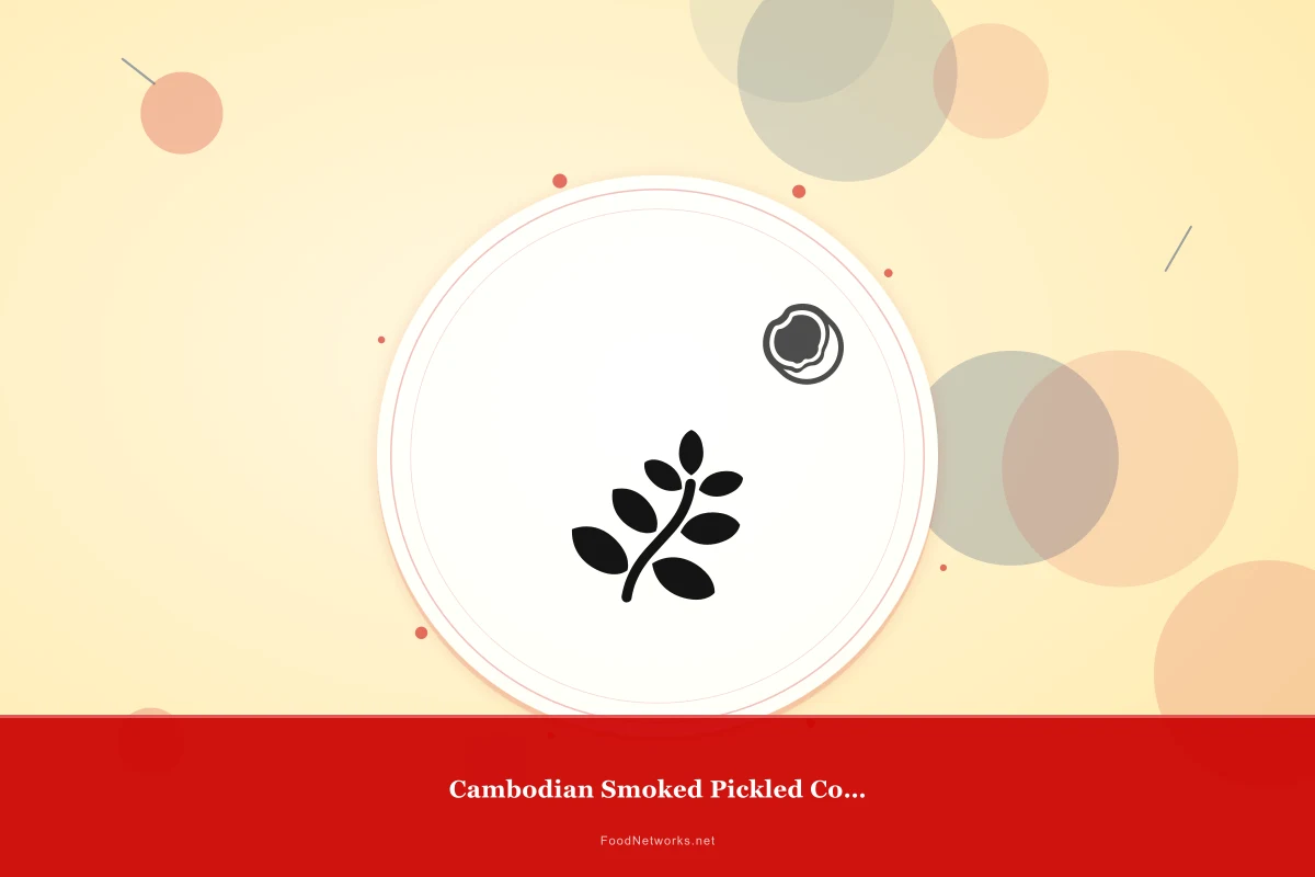 Why This Cambodian Smoked Pickled Condiment Recipe Works