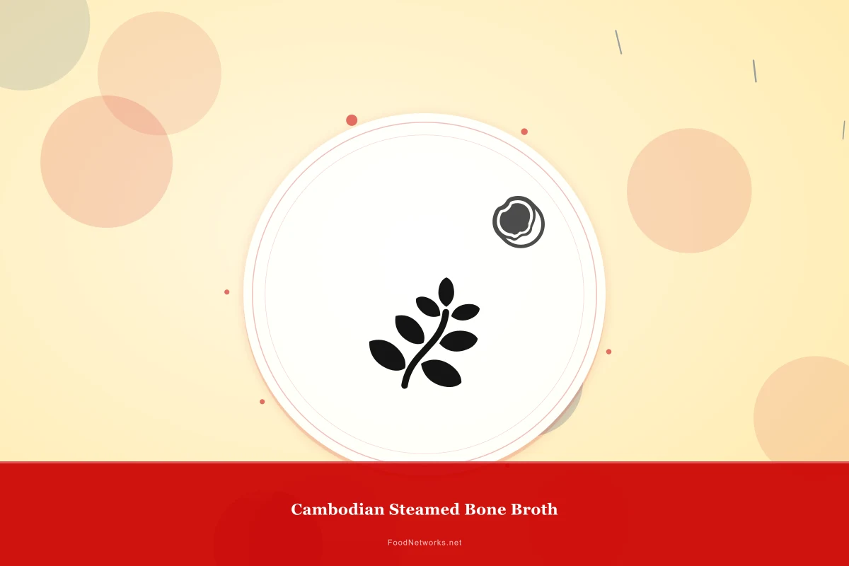 Why This Cambodian Steamed Bone Broth Recipe Works
