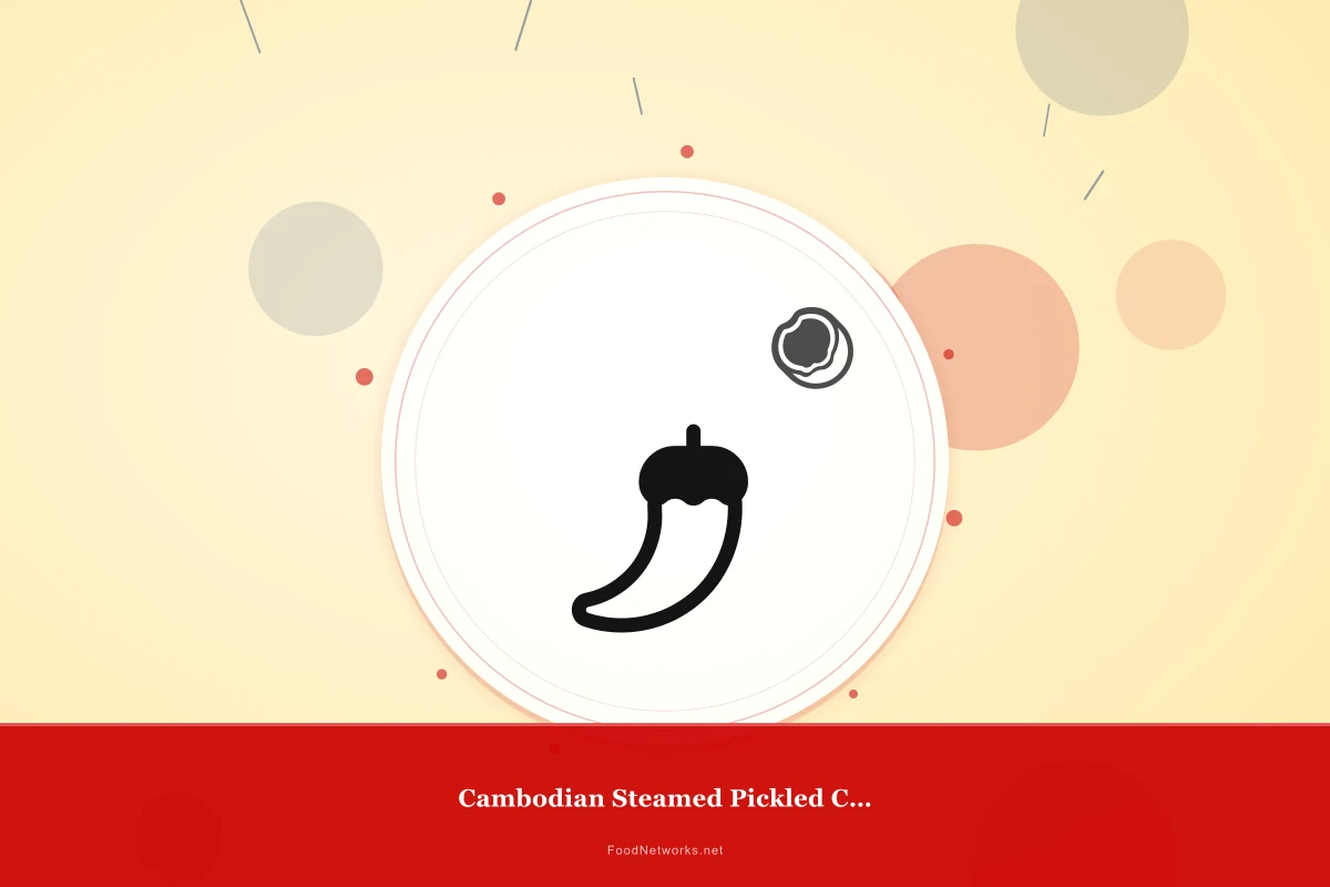 Why This Cambodian Steamed Pickled Condiment Recipe Works