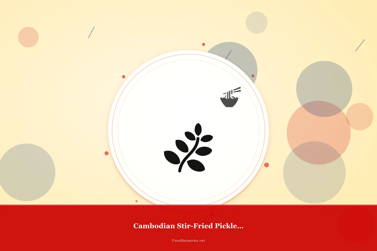 Why This Cambodian Stir-Fried Pickled Condiment Recipe Works