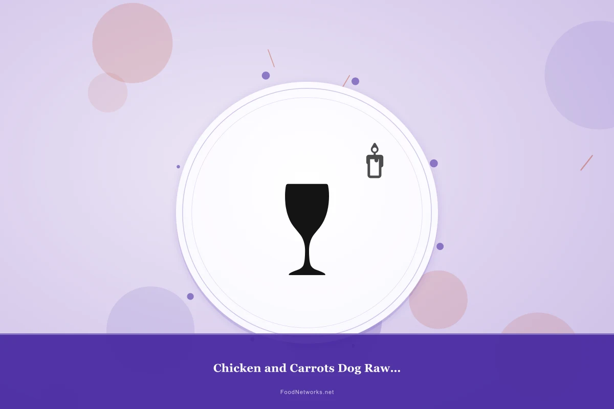 Why This Chicken and Carrots Dog Raw meal Recipe Works