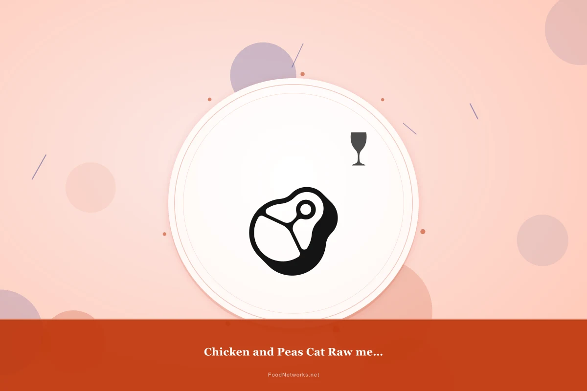 Why This Chicken and Peas Cat Raw meal Recipe Works