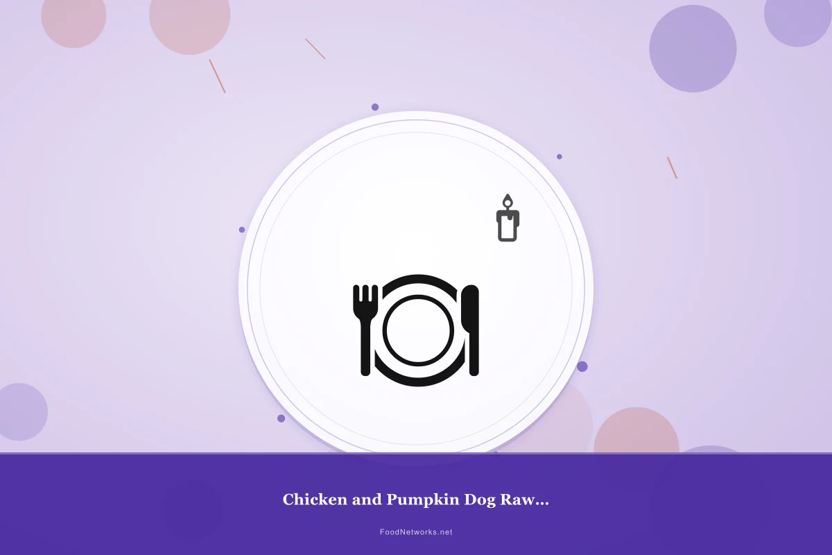 Why This Chicken and Pumpkin Dog Raw meal Recipe Works