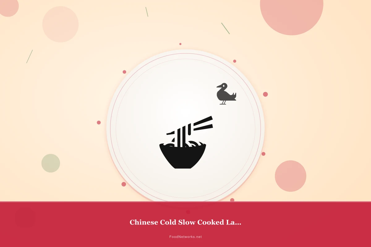 Why This Chinese Cold Slow Cooked Lamb Recipe Works