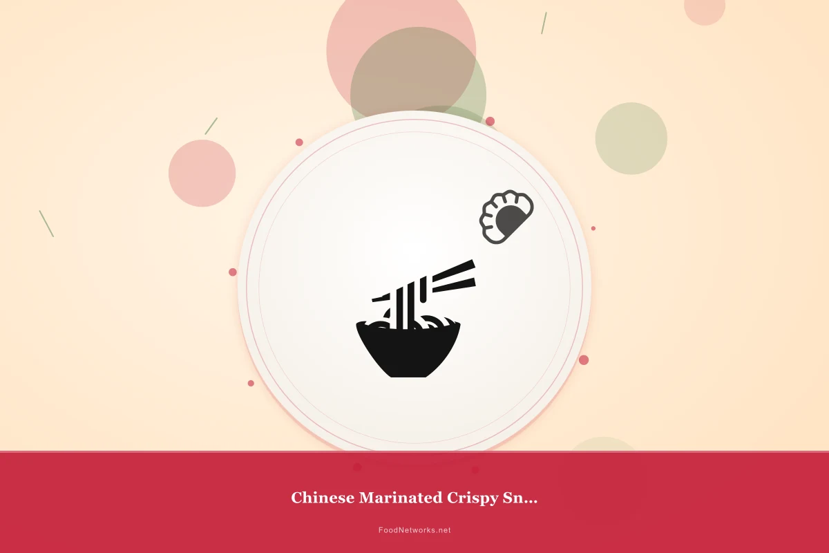 Why This Chinese Marinated Crispy Snack Recipe Works