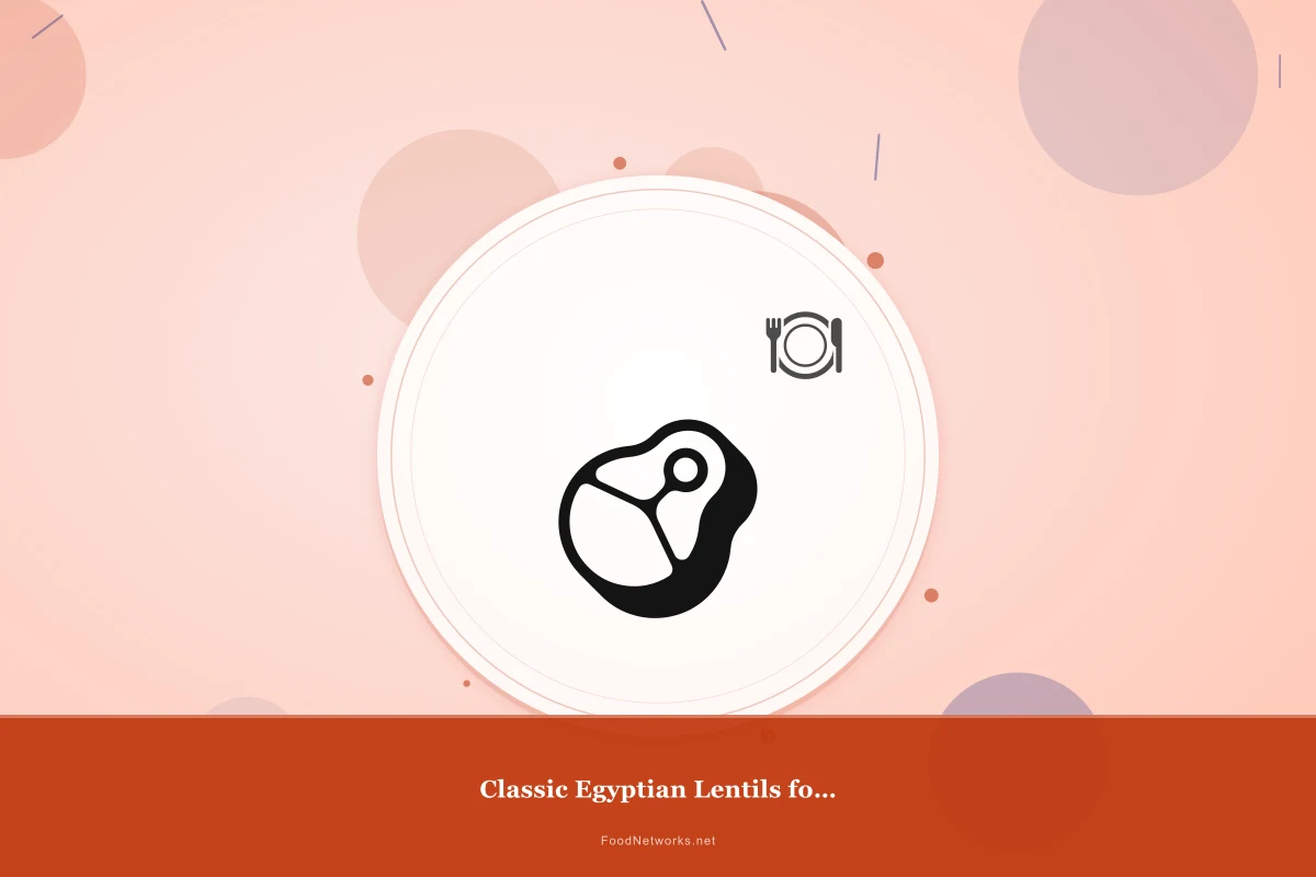 Why This Classic Egyptian Lentils for a Party Recipe Works
