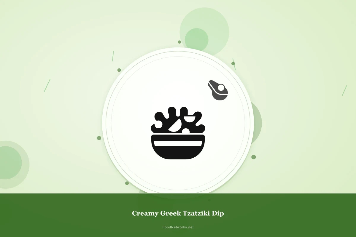 Why This Creamy Greek Tzatziki Dip Recipe Works
