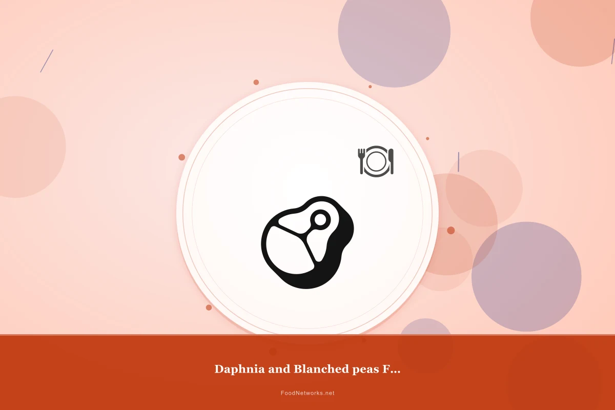 Why This Daphnia and Blanched peas Fish Carnivore mix Recipe Works