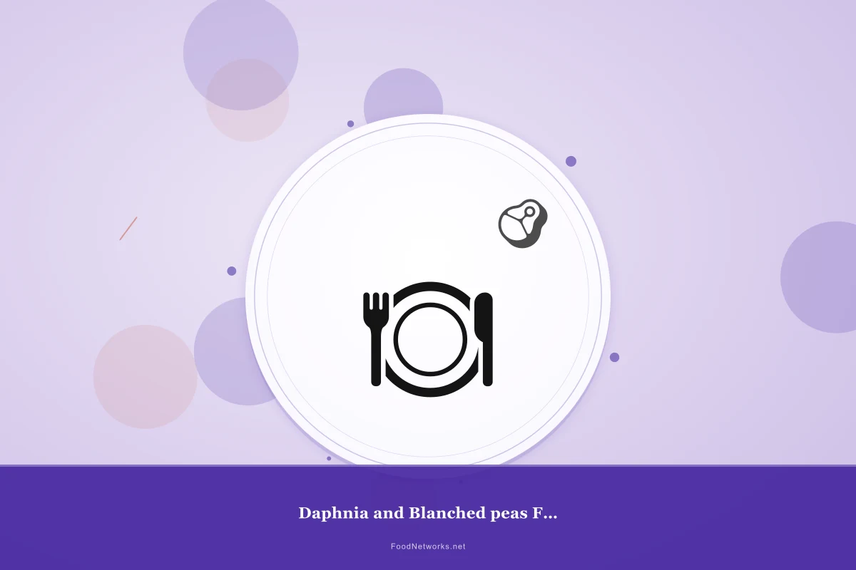 Why This Daphnia and Blanched peas Fish Herbivore mix Recipe Works