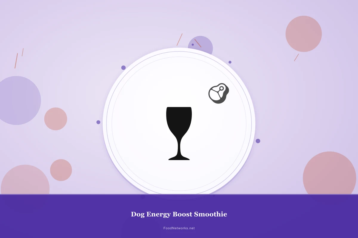 Why This Dog Energy Boost Smoothie Recipe Works