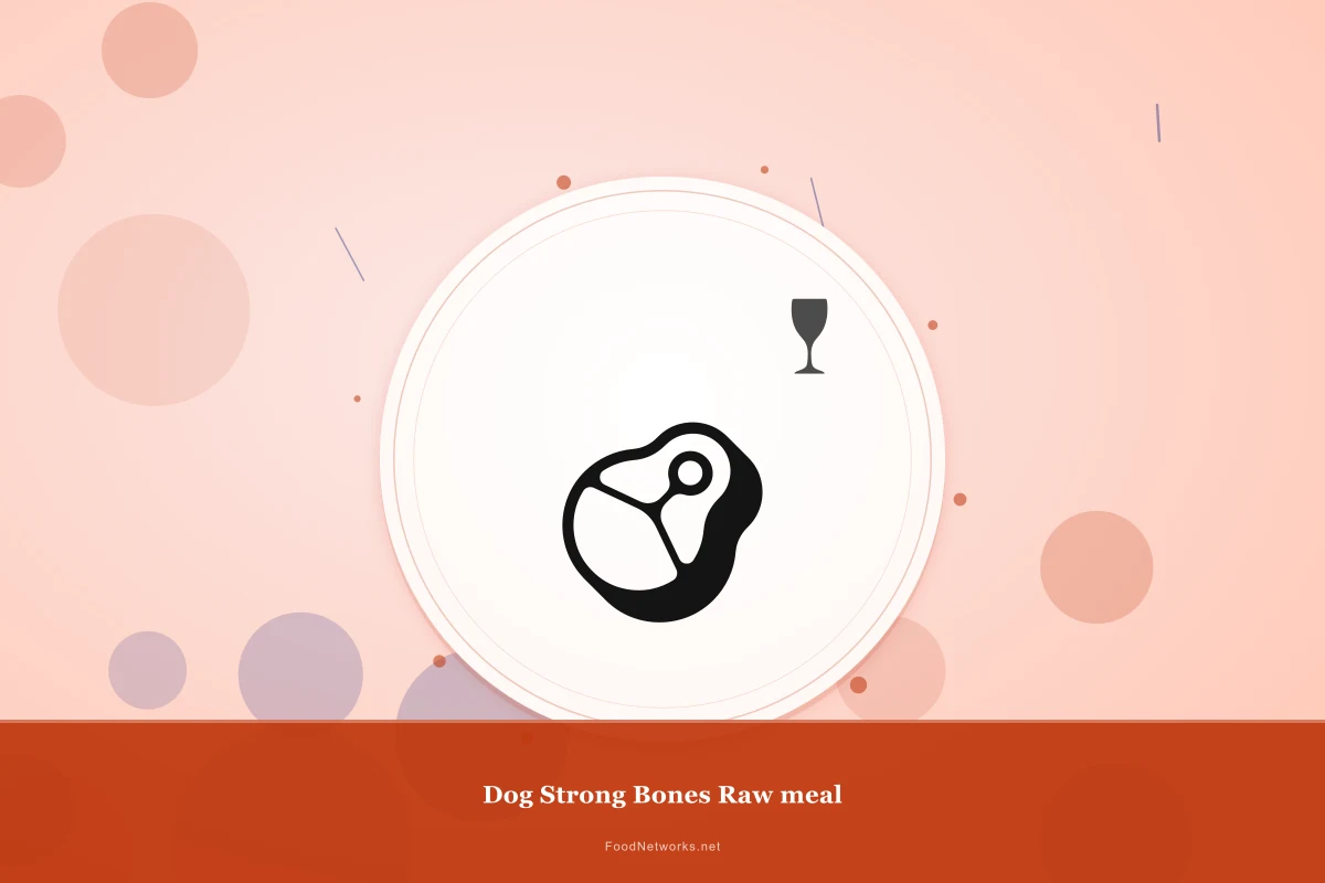 Why This Dog Strong Bones Raw meal Recipe Works