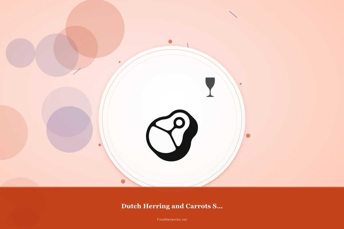 Why This Dutch Herring and Carrots Stew Recipe Works