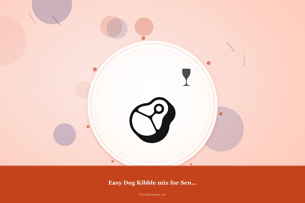 Why This Easy Dog Kibble mix for Senior care Recipe Works