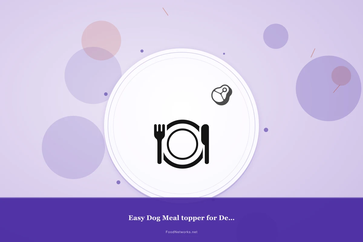 Why This Easy Dog Meal topper for Dental health Recipe Works