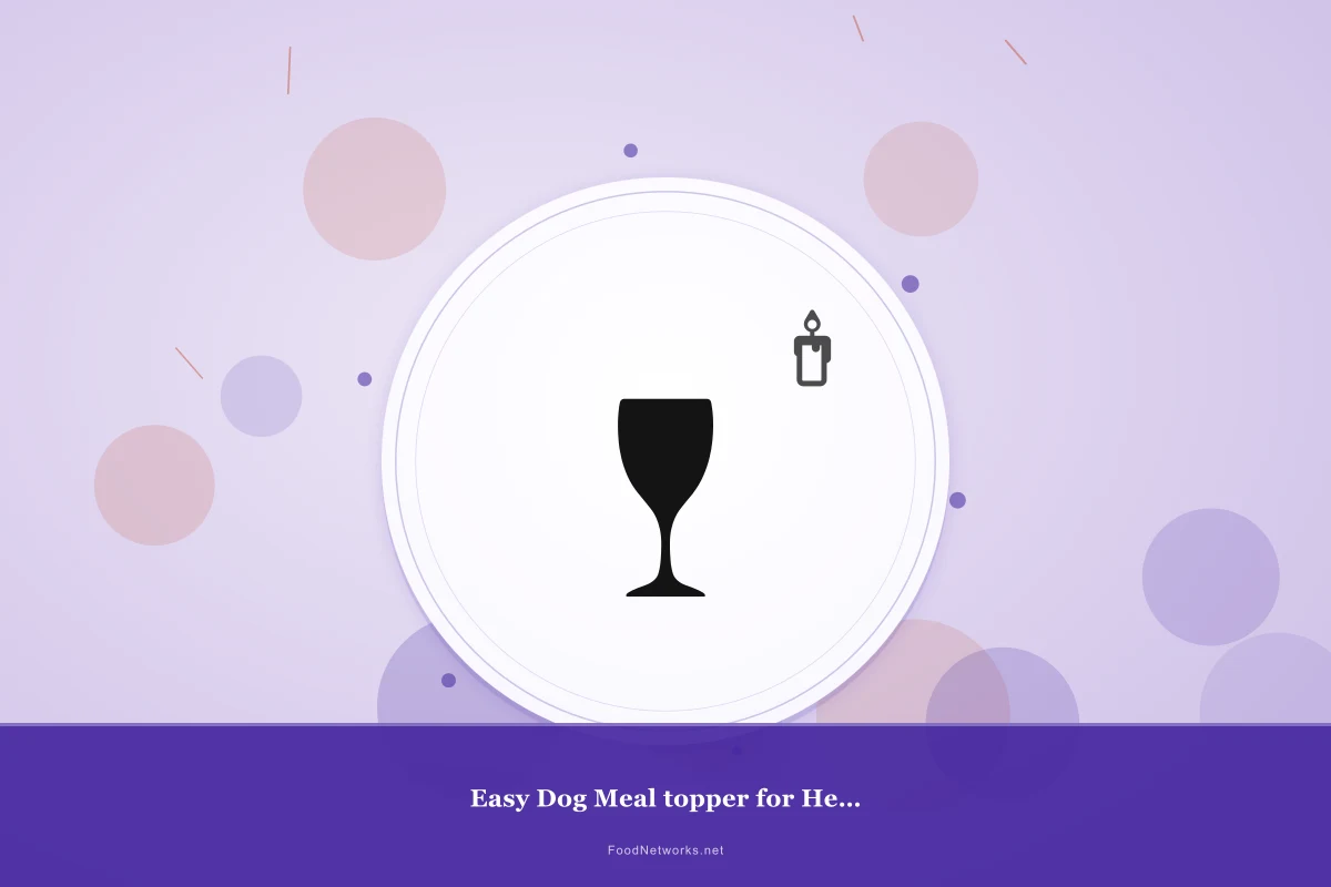 Why This Easy Dog Meal topper for Healthy coat Recipe Works