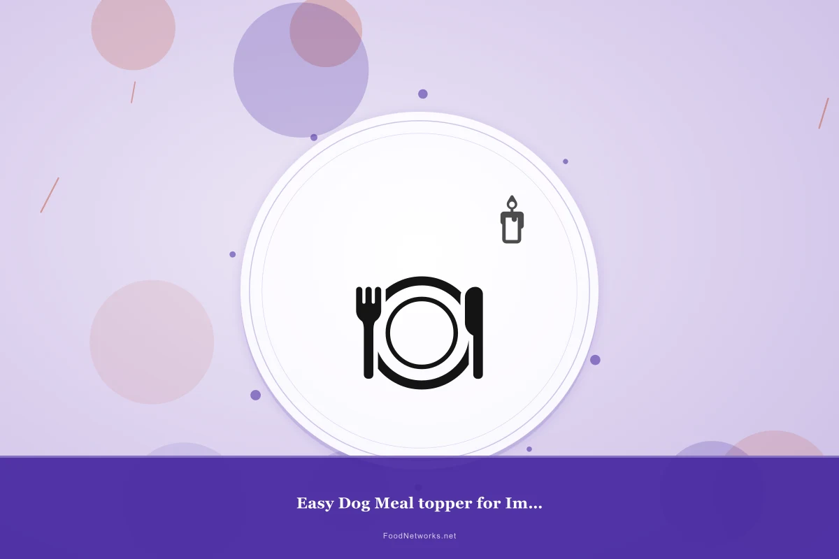 Why This Easy Dog Meal topper for Immune boost Recipe Works